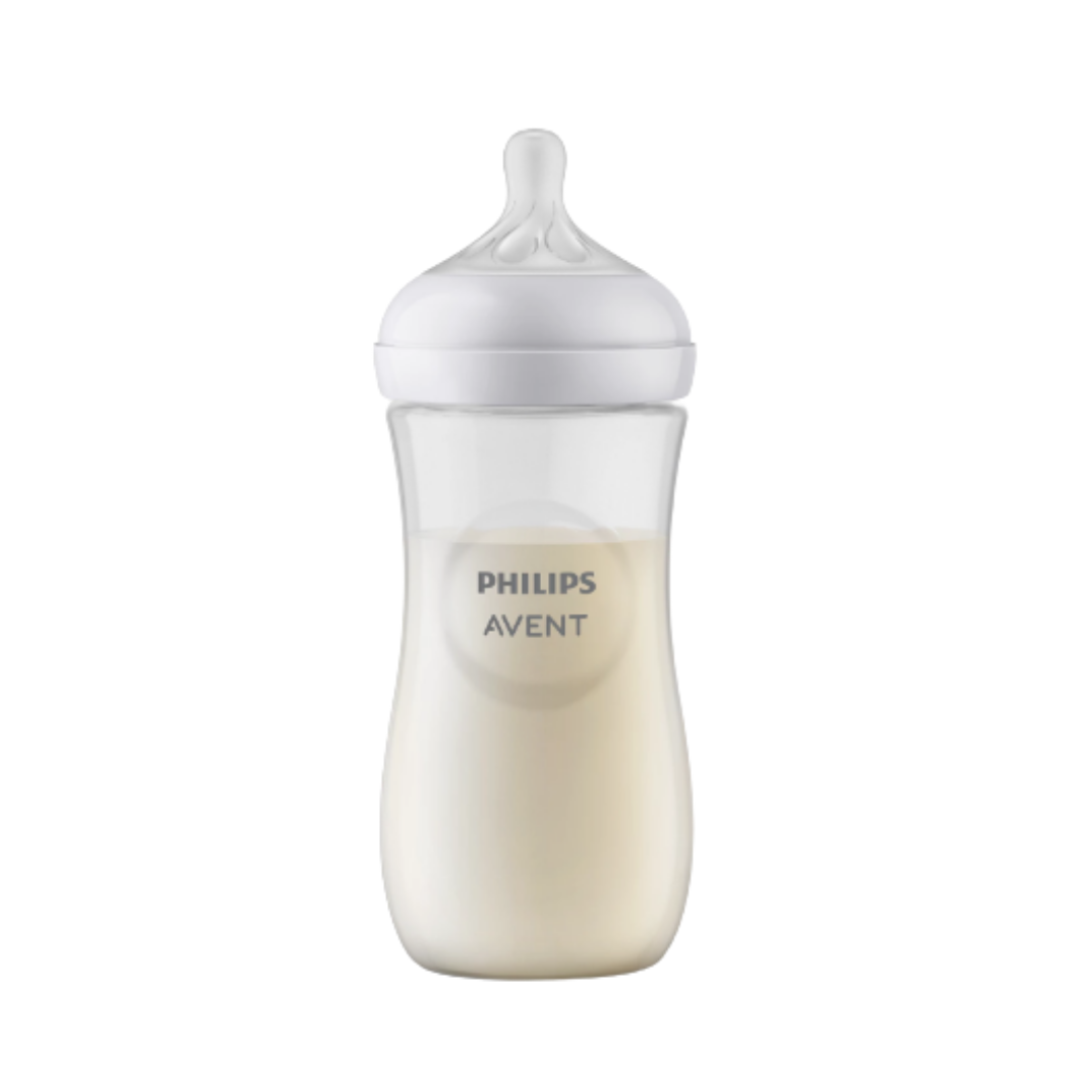 avent® biberón natural transparente 11 oz