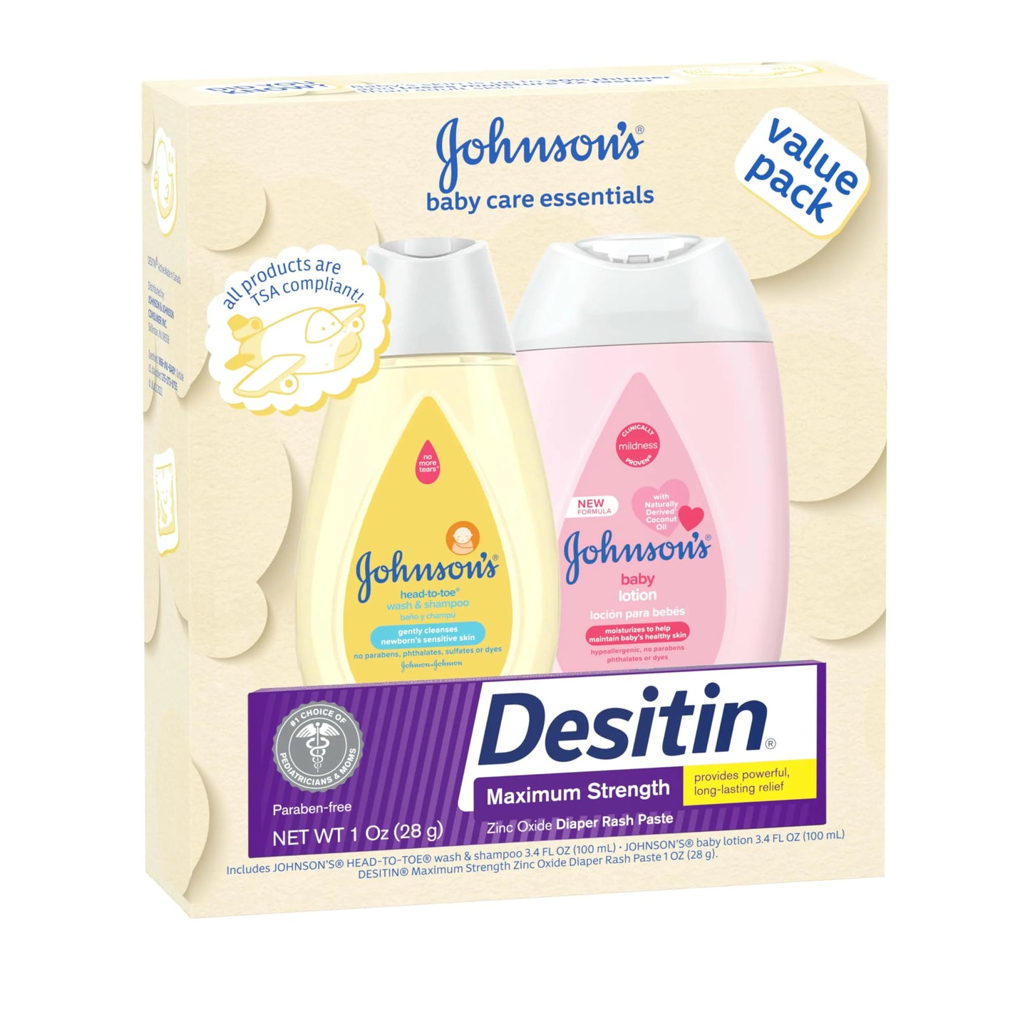 Johnson's Baby Care Essentials Kit