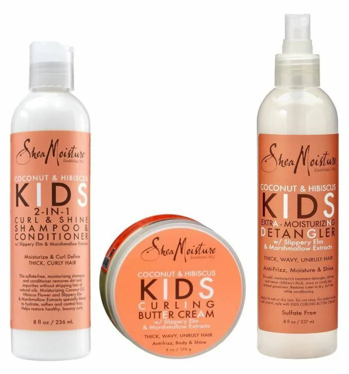 SheaMoisture Kids Curly Hair 3-Piece Combo