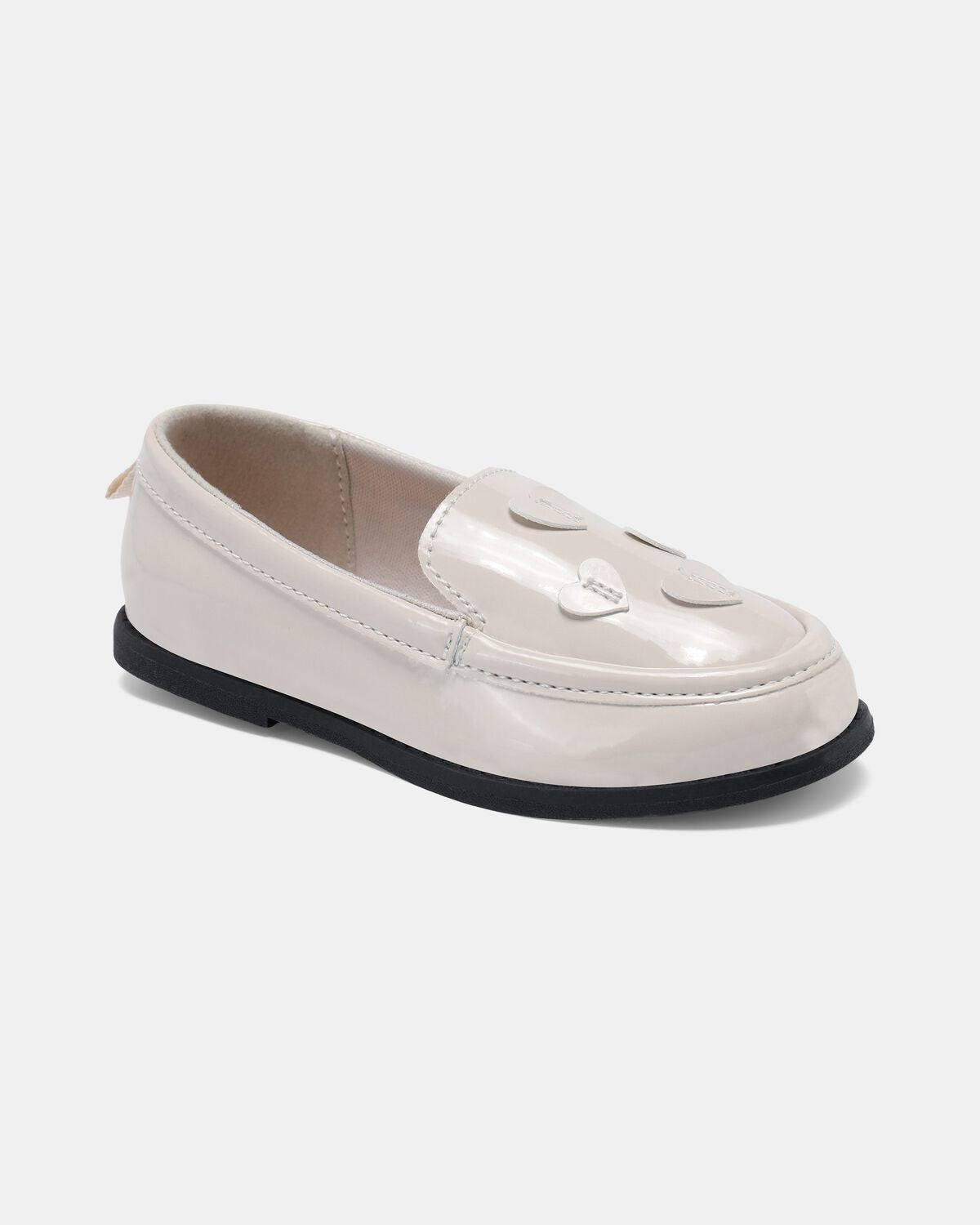 Kids Slip-On - Black Canvas Platform
