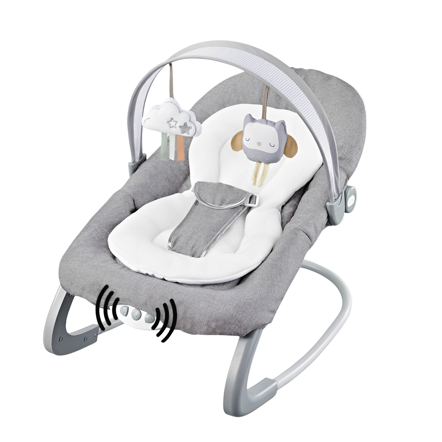 Premium Baby Bouncer Premium Gray - ColorPlay