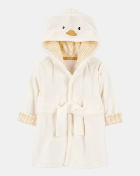 Carter's Duck Hooded Terry Bathrobe - Ivory