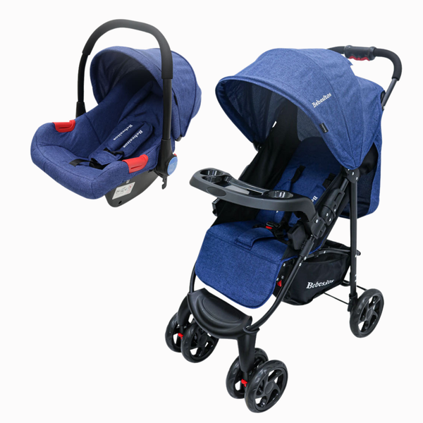 Nubebé 2-in-1 Travel System Stroller & Car Seat - Royal Blue