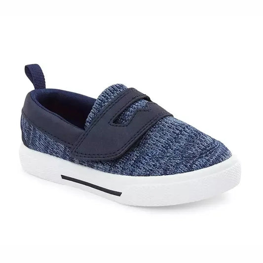 Boys' Navy Knit Slip-On Sneaker - ColorPlay
