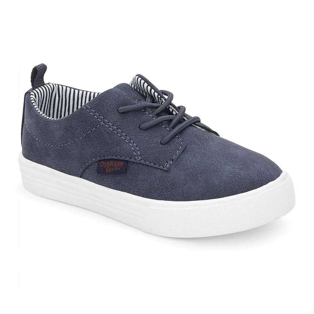 Boys' Grey Suede Derby Sneaker