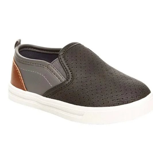 Boys' Grey Slip-On Sneaker - ColorPlay
