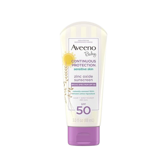 aveeno® baby sunscreen spf 50 3.0 fl oz