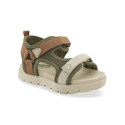 Boys' Olive and Tan Sport Sandal - ColorPlay