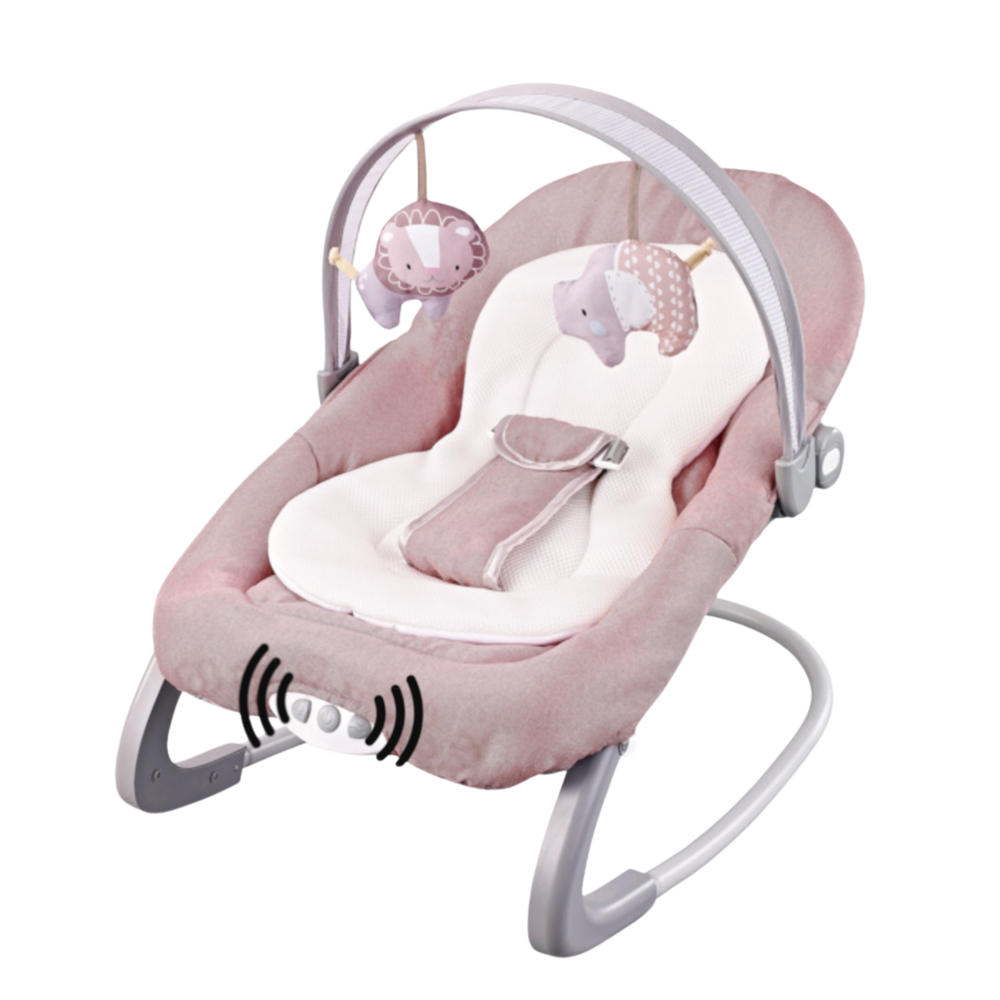 Nubebé Soothing Vibration Baby Bouncer - Mauve