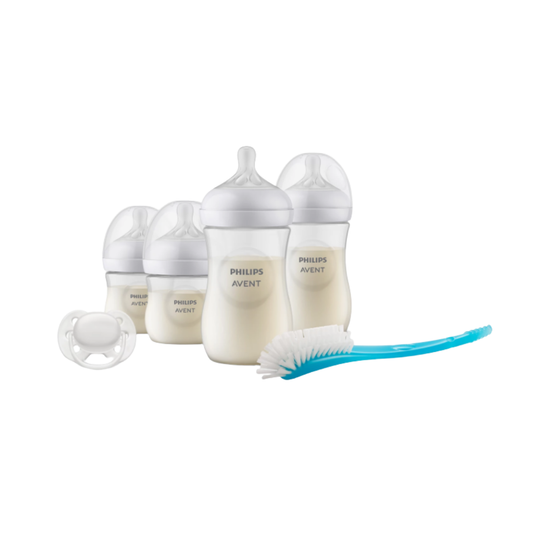 avent® set de biberones natural con chupete y cepillo