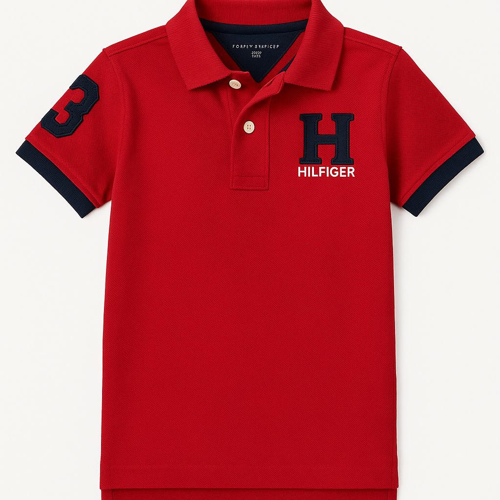 Red Polo H Hilfiger