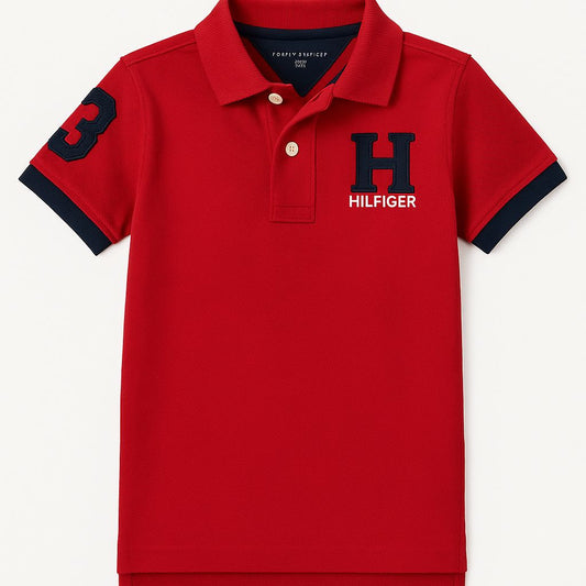 Red Polo H Hilfiger