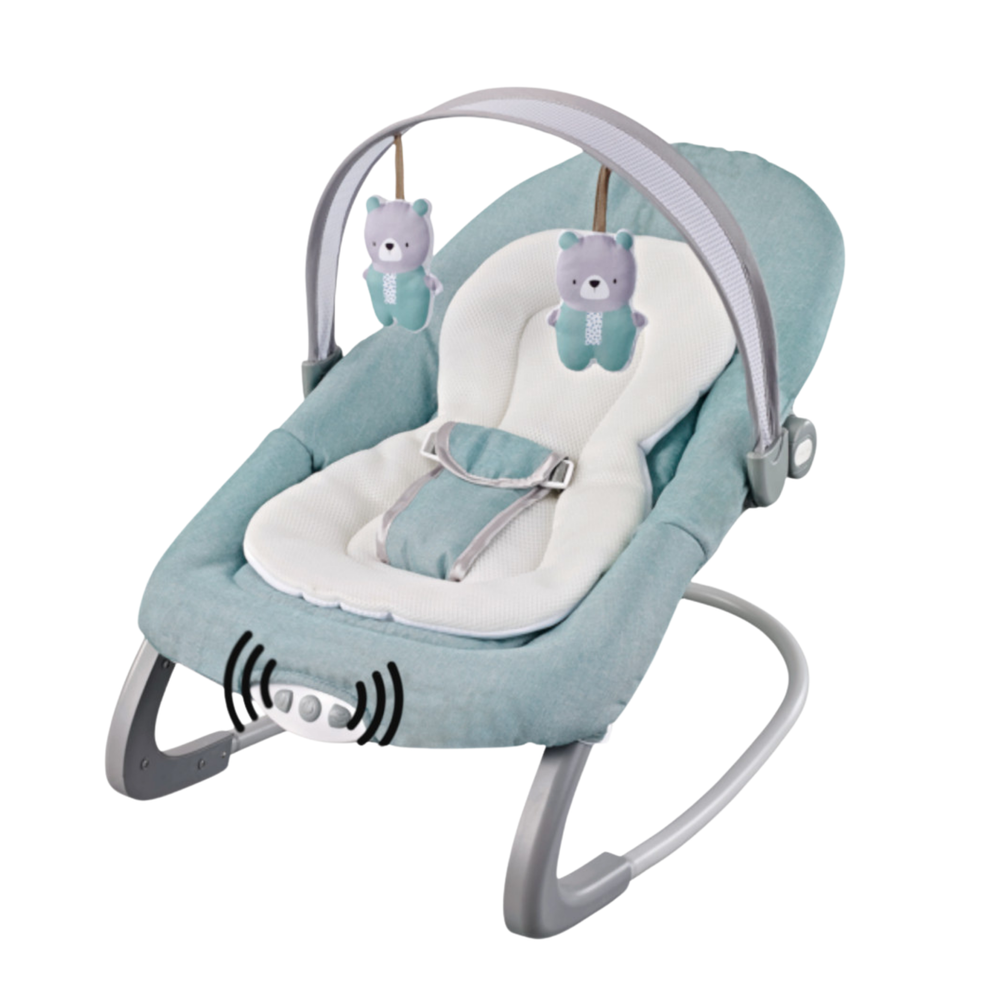 Nubebé Soothing Vibration Baby Bouncer - Teal