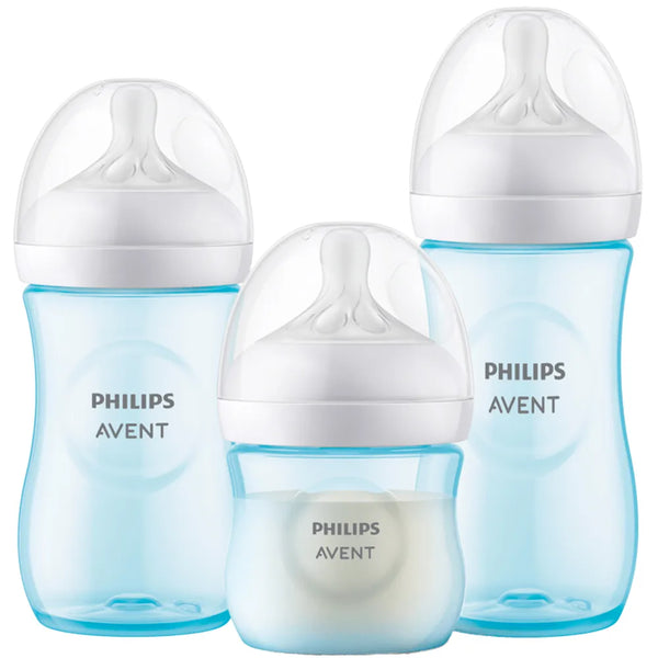 Philips Avent Natural Response 3.0 Baby Bottle Triple Pack Blue