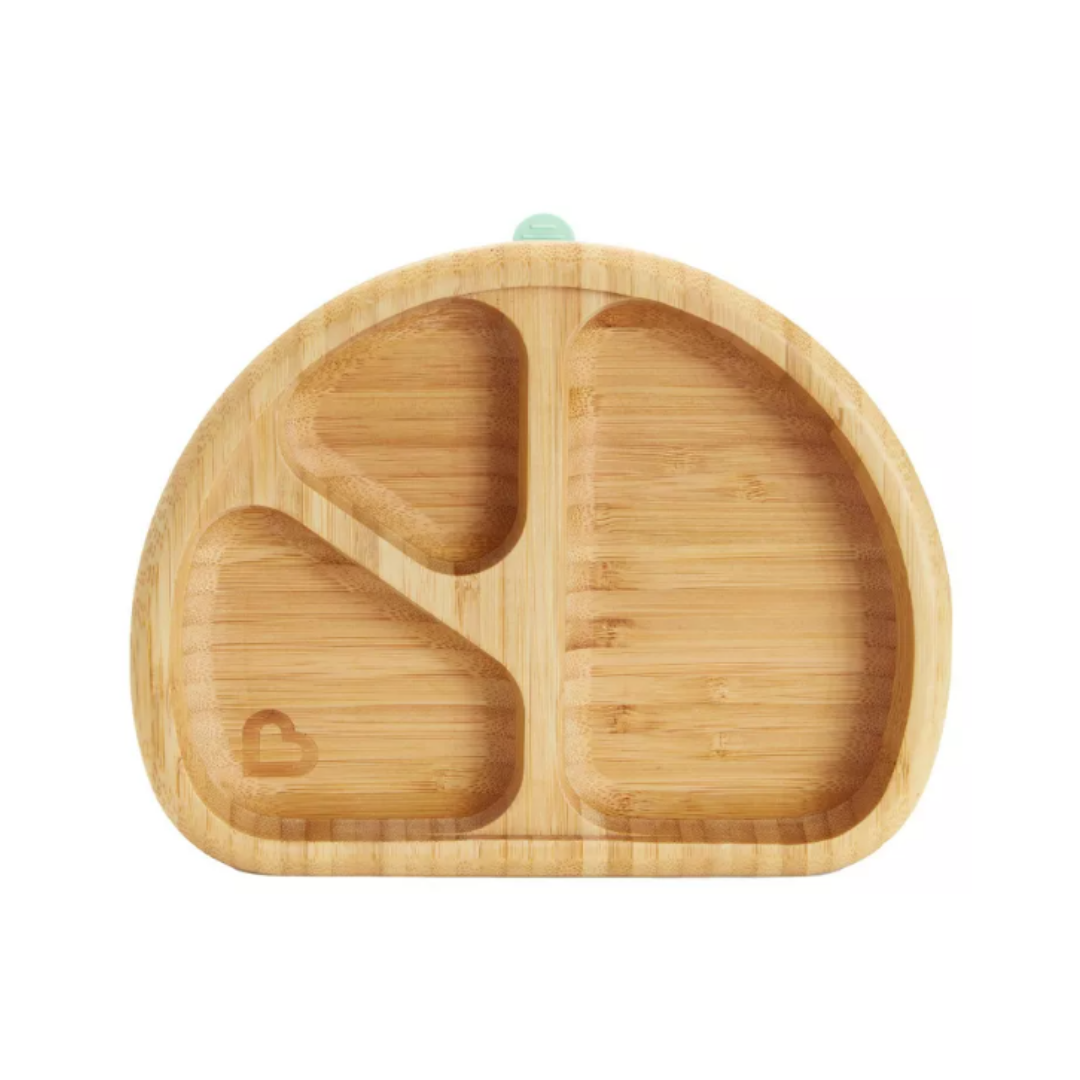 munchkin® - plato dividido de bambú