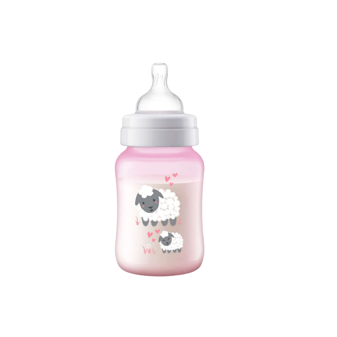 avent® biberón classic rosado oveja 9 oz