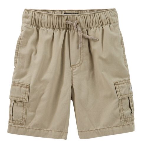 Beige Cargo Shorts