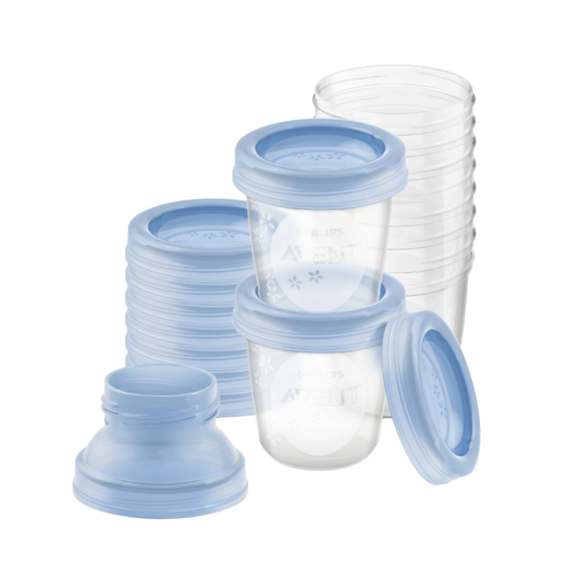 avent® vasos para almacenamiento de leche materna
