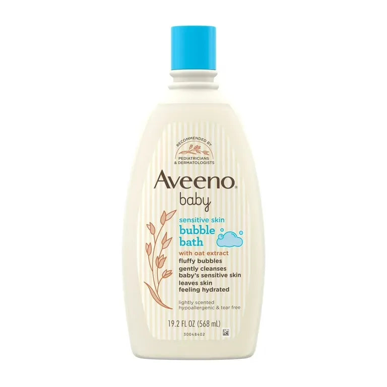Aveeno Baby Sensitive Skin Bubble Bath 19.2 oz