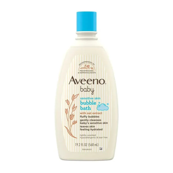 Aveeno Baby Sensitive Skin Bubble Bath 19.2 oz
