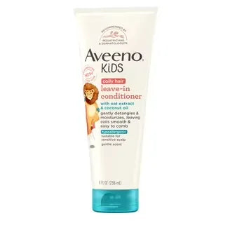 Aveeno Kids Coily Hair Leave-In Conditioner 8 oz