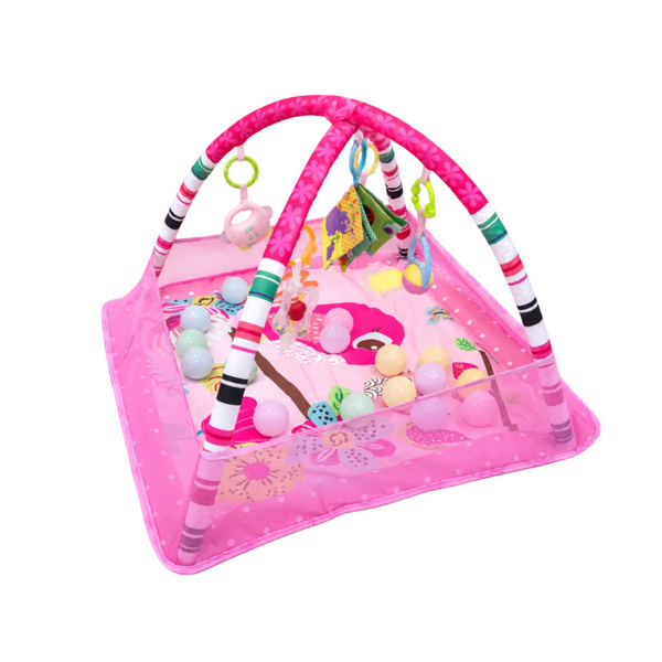 Nubebé Activity Play Gym Mat - Pink Floral
