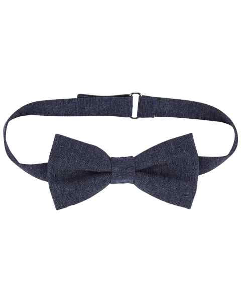 Corbatín Chambray Navy — Niño