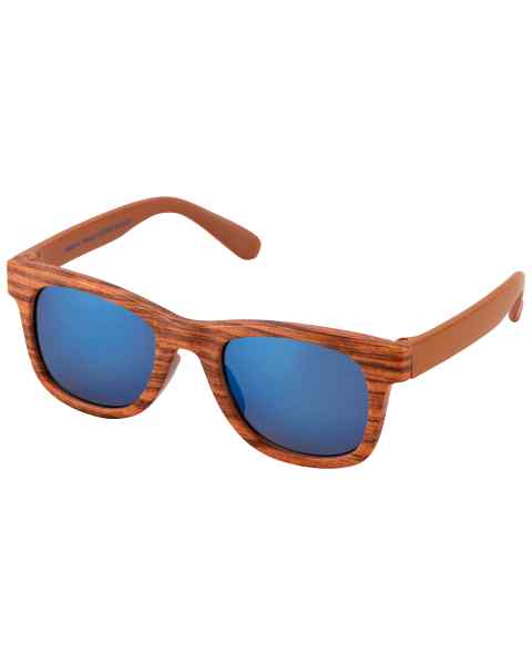 Lentes Wayfarer Wood Print Blue Lens — Niño
