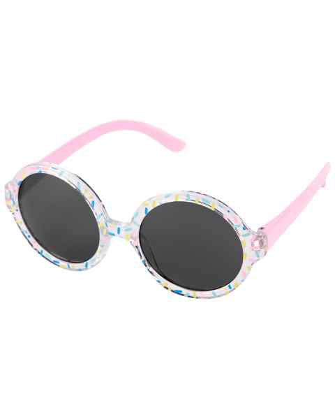 Lentes Round Sprinkles Pink — Toddler