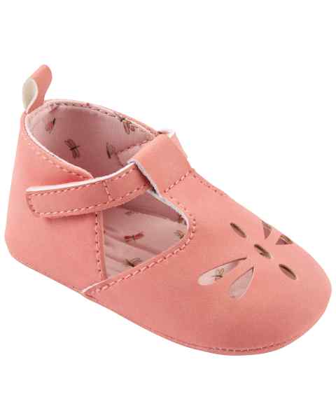 Zapatos T-Strap Coral Daisy — Bebé