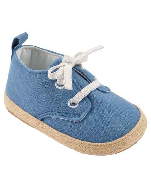 Zapatos Chambray Lace-Up — Bebé