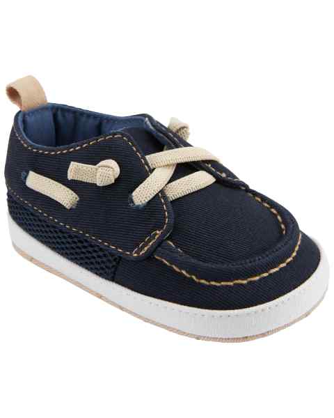 Boat Shoes Navy Canvas — Bebé