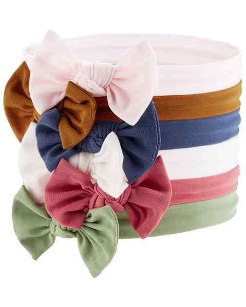 Diademas 6-Pack Bow Multicolor — Niña
