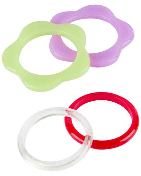 Carter's Girls Bangle Bracelet 4-Pack Flower & Round