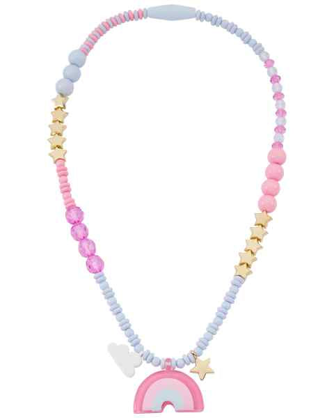 Carter's Girls Beaded Necklace Rainbow & Stars