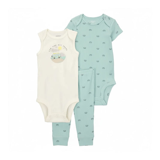 Baby Boy 3-Piece Set - Bus