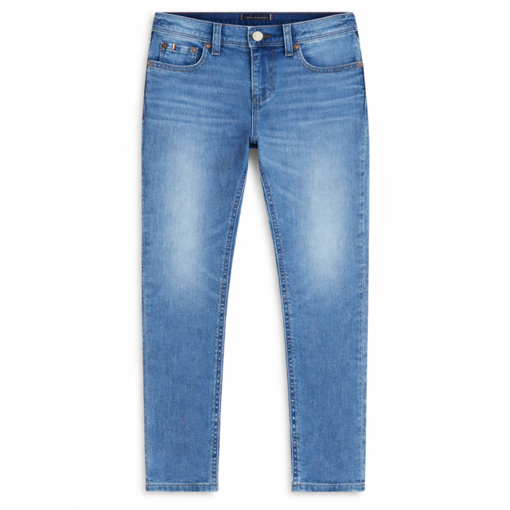 Jeans Tommy Hilfiger niño denim stretch, light wash