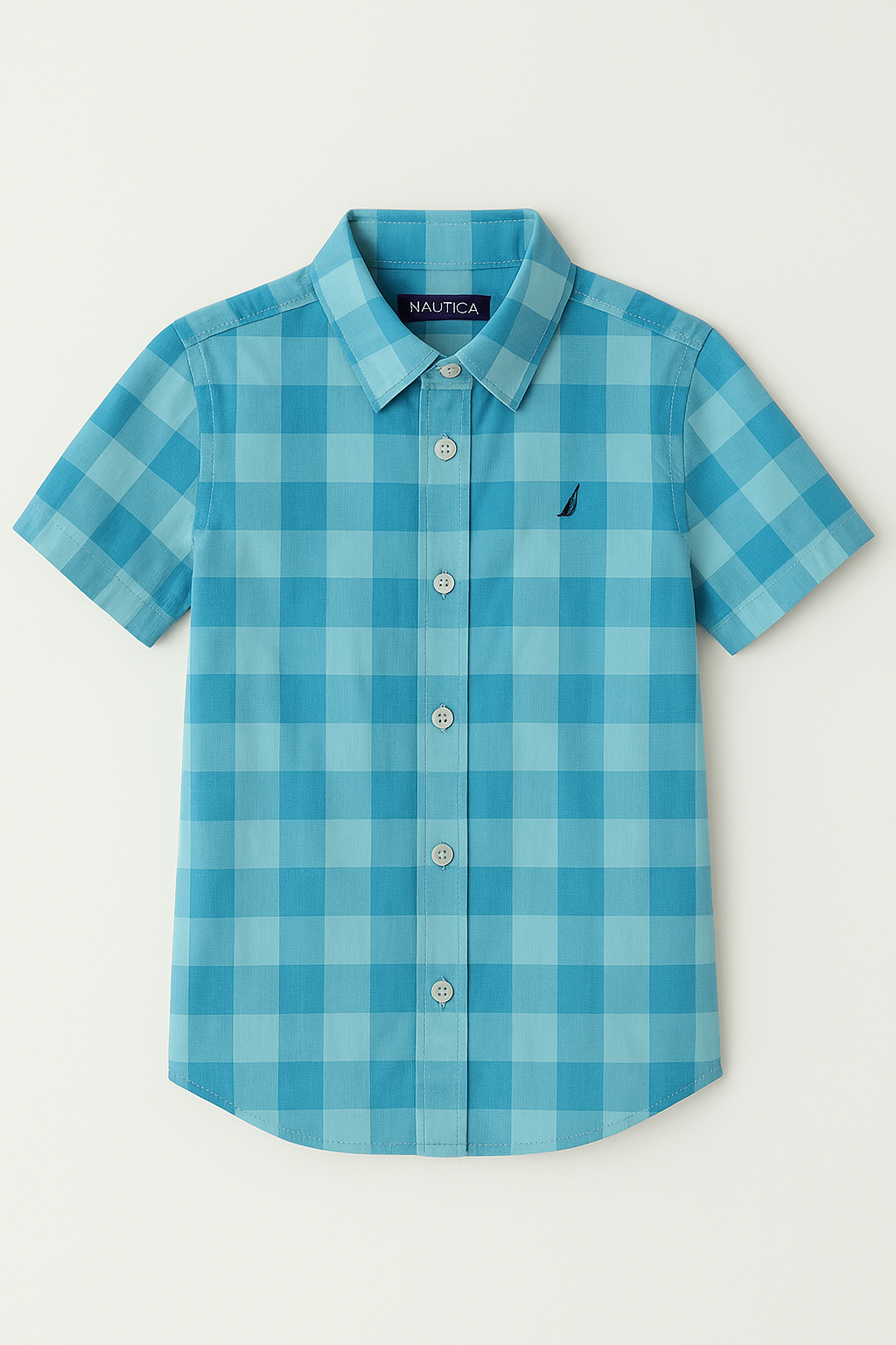 Rainbow Striped Button Shirt Nautica