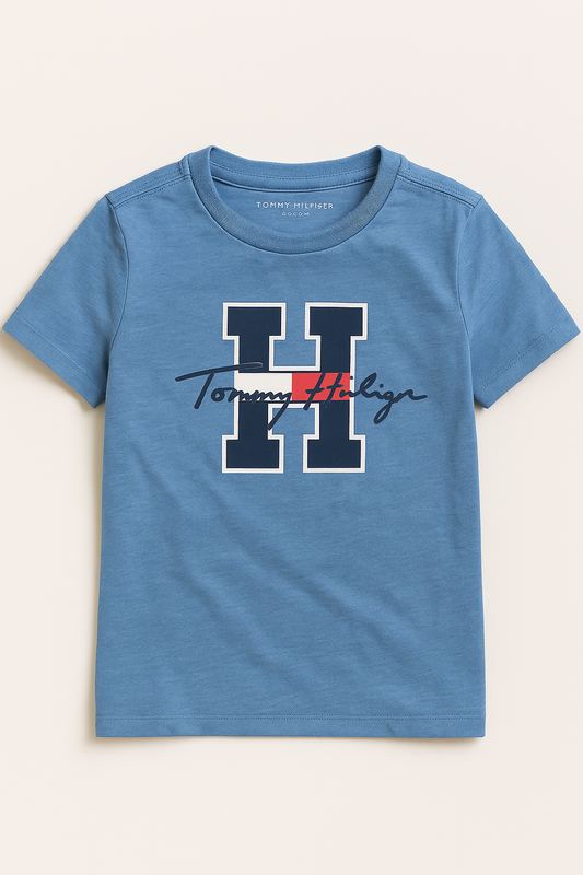 Black T-Shirt Tommy Signature