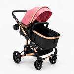 Nubebe Coche Convertible Milan Rosado - Image 3