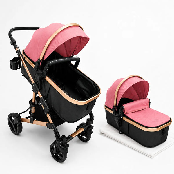 Nubebe Coche Convertible Milan Rosado