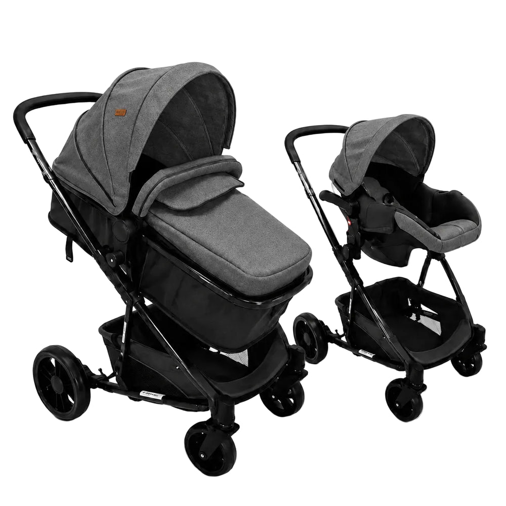 Nubebe Coche para Bebé Moises Gray