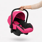 Coche Nubebe Rosa Frambuesa — Moisés, Cargador y Paseo - Image 5