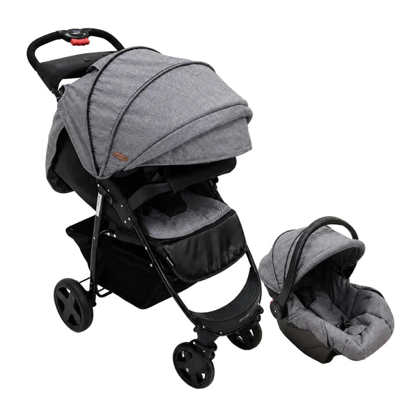 Nubebe Coche para Bebé Cargador Gris