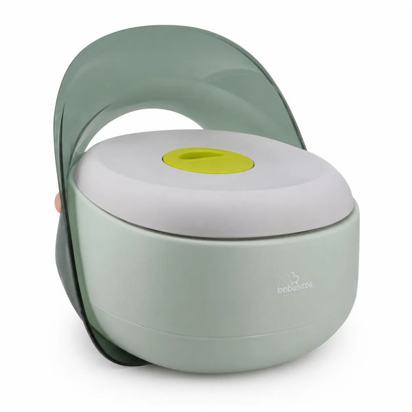 Baby Potty Trainer - Bacinica Infantil con Asiento Ergonómico y Respaldo Cómodo | Verde