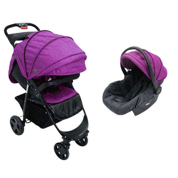 Nubebe Coche para Bebé Cargador Morado