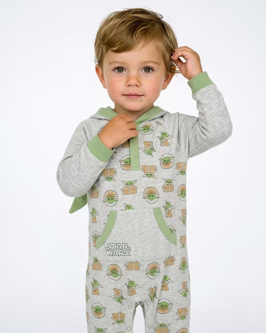 Star Wars Baby Yoda Footie and Hoodie Set