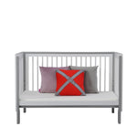 Cuna Paris 4-en-1 Convertible - Gris/Blanco - Image 4