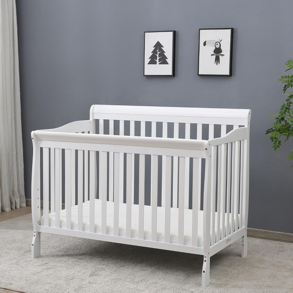 Cuna Paris 4-en-1 Convertible - Blanca