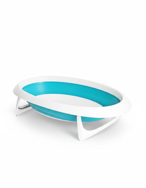Boon Naked Collapsible Bathtub - Blue